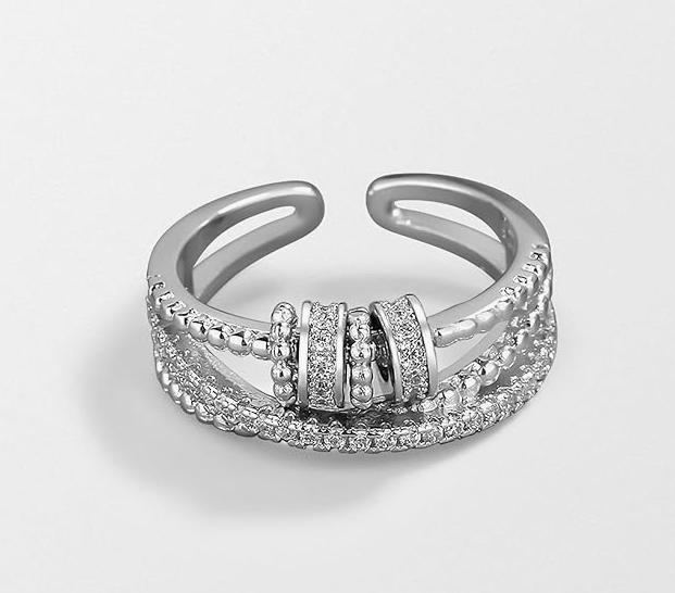 Anello Antistress Argentato